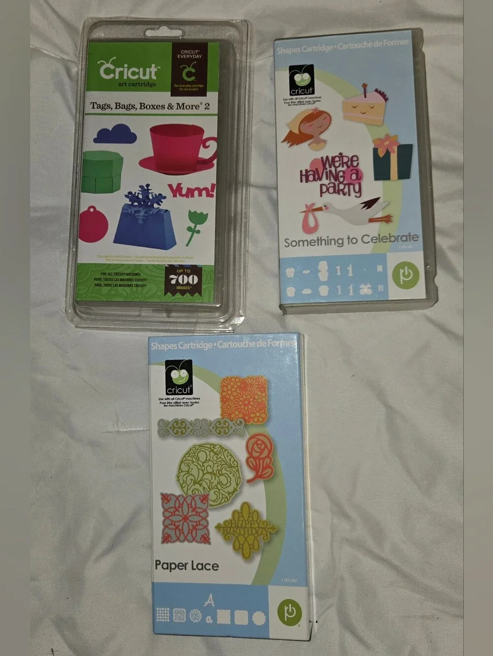 Cricut lot cartridges